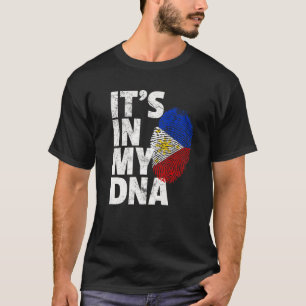 Philippinen Flag IT ist in meiner DNA Weihnachtsge T-Shirt