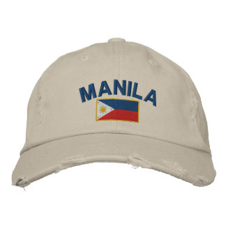 Philippinen Flag Manila Bestickte Kappe