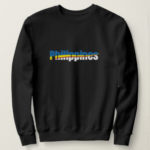 Philippinen Flag Pride - Typografie Art Sweatshirt
