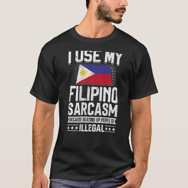 Philippinen Flag Souvenirs für Philippinos Männer  T-Shirt (Vorderseite)