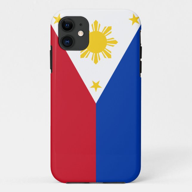 Philippinen-Flagge Case-Mate iPhone Hülle (Rückseite)