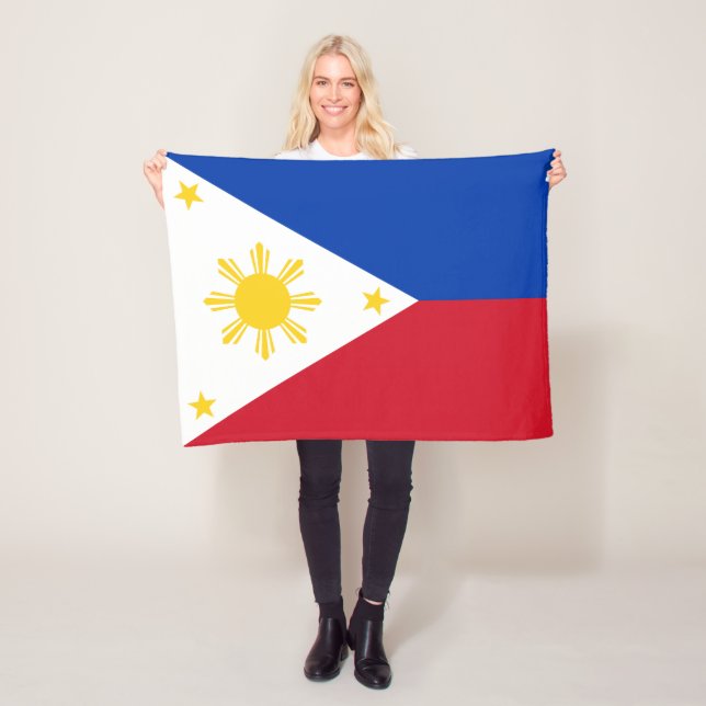 Philippinen-Flagge Fleecedecke (Beispiel)