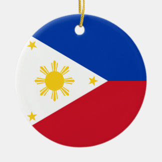 Philippinen-Flagge Keramikornament