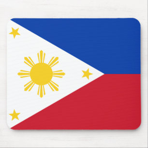 Philippinen-Flagge Mousepad