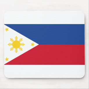 Philippinen-Flagge Mousepad