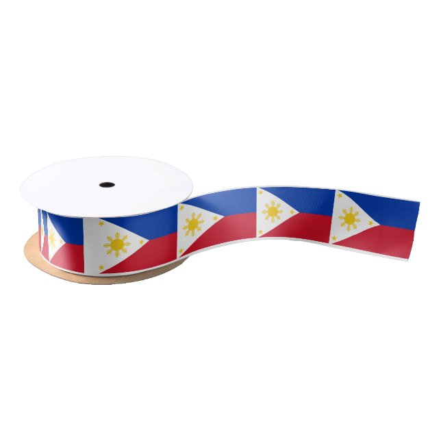 Philippinen-Flagge Satinband (Spule)