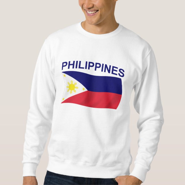 Philippinen-Flagge Sweatshirt (Vorderseite)