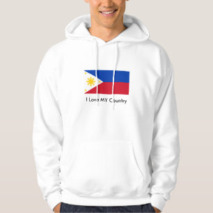 Philippinen Flaggen des MUSEUM Zazzle I Liebe MICH Hoodie