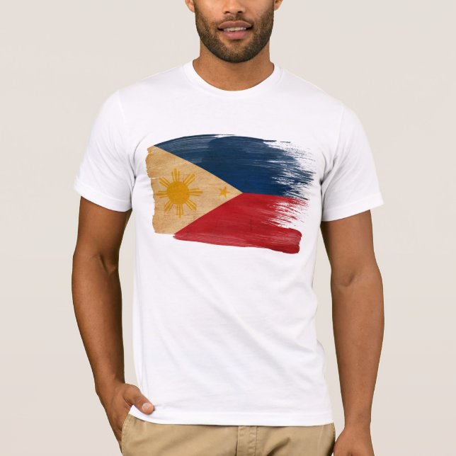 Philippinen-Flaggen-T - Shirt (Vorderseite)