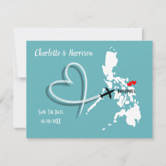 Philippinen für Hochzeiten Save the Date