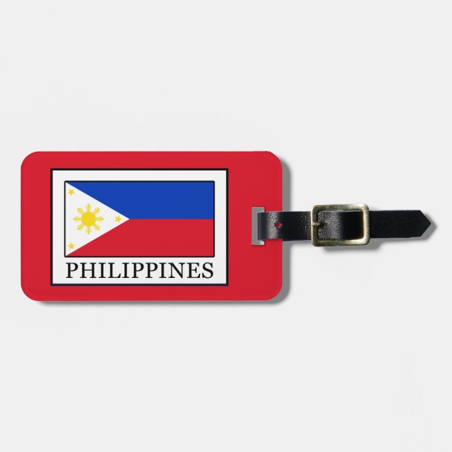 Philippinen Gepäckanhänger (Vorderseite horizontal)