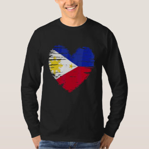 Philippinen Herd Philippinische Flagge Philippinis T-Shirt