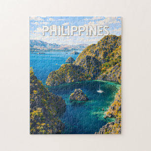 Philippinen Illustration Reise Kunst Vintage