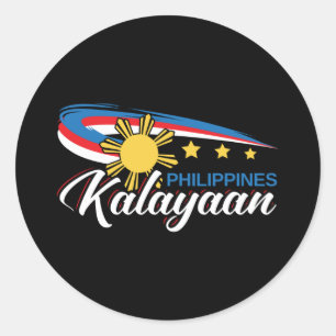 Philippinen - Kalayaischer Unabhängigkeitsurlaub Runder Aufkleber
