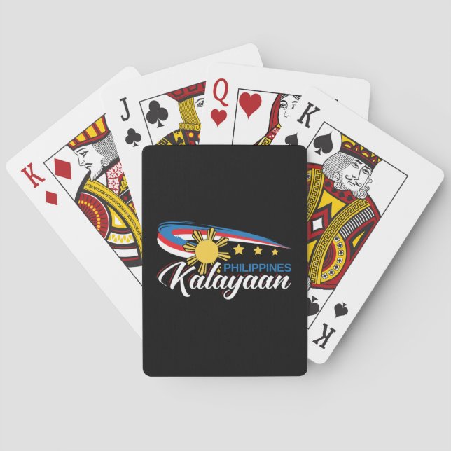 Philippinen - Kalayaischer Unabhängigkeitsurlaub Spielkarten (Rückseite)