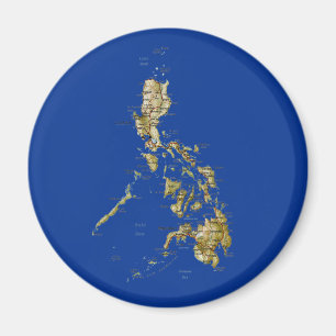 Philippinen-Kartenmagnet Magnet