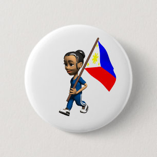 Philippinen-Knopf Button