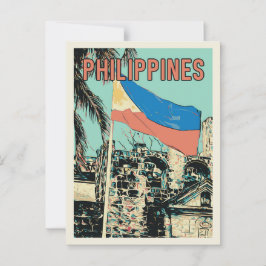 Philippinen, Manila Intramuros, Fort von Santiago Postkarte