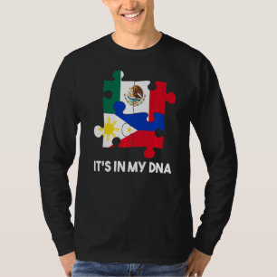 Philippinen Mexiko Filipino Pride Proud Flag Mexik T-Shirt
