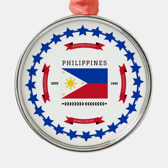 Philippinen Ornament Aus Metall (Vorne)