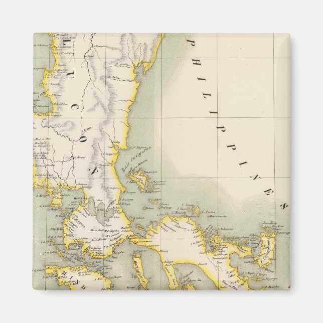 Philippinen Ozeanien nr. 4 Magnet (Vorne)