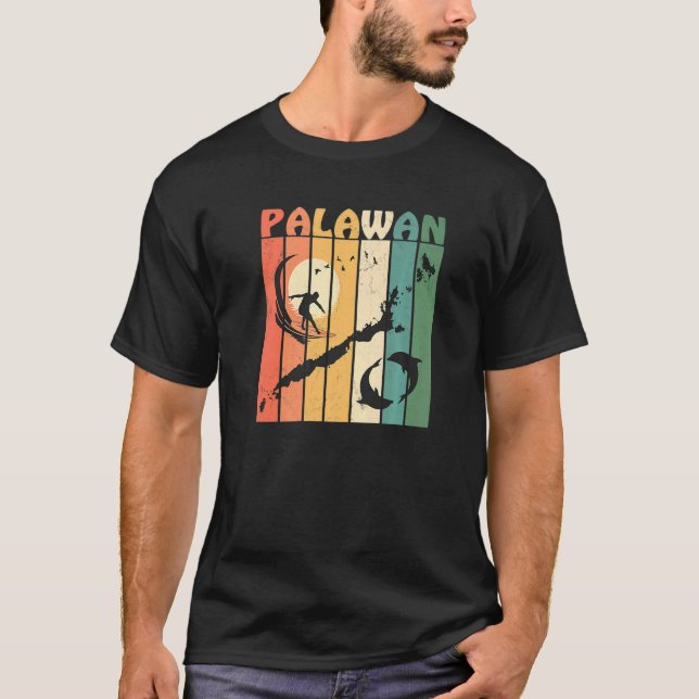 Philippinen Palawan Surfing Premium T-Shirt (Vorderseite)