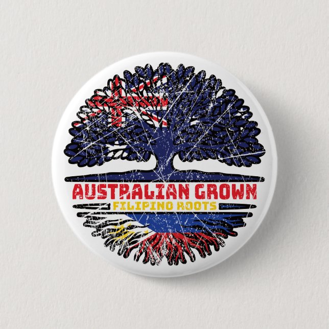 Philippinen Philippinen Philippino Australian Aust Button (Vorderseite)