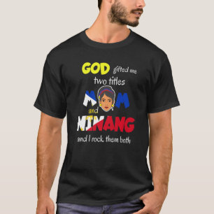Philippinen Pinay Filipina Mutter Lola Ninang Pate T-Shirt