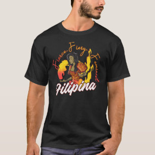 Philippinen Pinay Filipina Pride Proud Flag Beauti T-Shirt