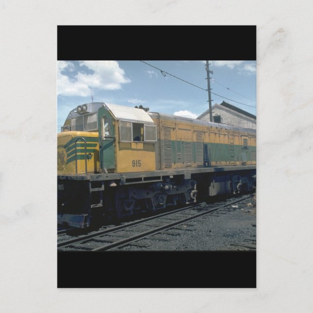 Philippinen, PNR GE road_Trains of the World Postkarte (Vorderseite)