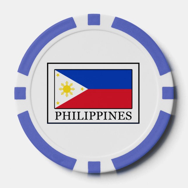 Philippinen Pokerchips (Vorderseite)