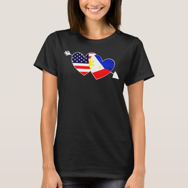 Philippinen Pride Pinay Filipina T-Shirt (Vorderseite)