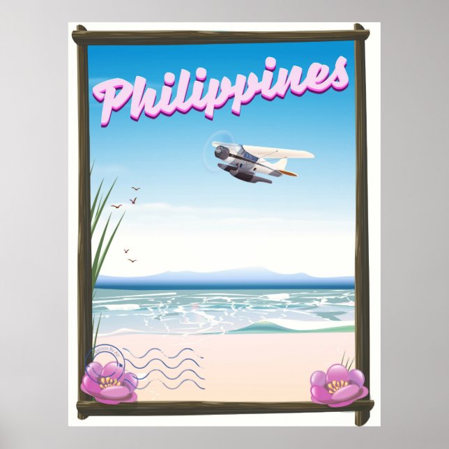 Philippinen Reiseplakat Poster (Vorne)