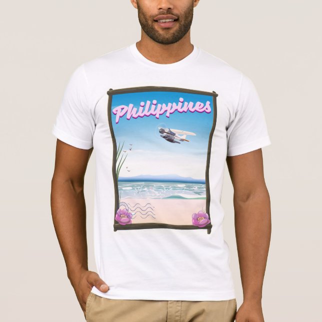 Philippinen Reiseplakat T-Shirt (Vorderseite)
