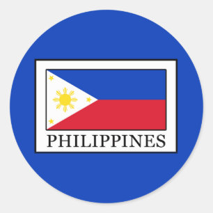 Philippinen Runder Aufkleber