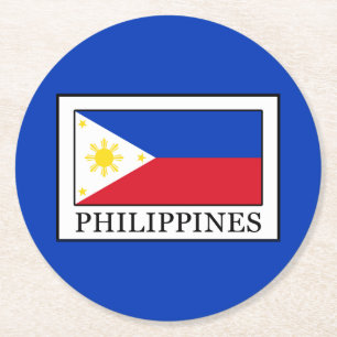 Philippinen Runder Pappuntersetzer
