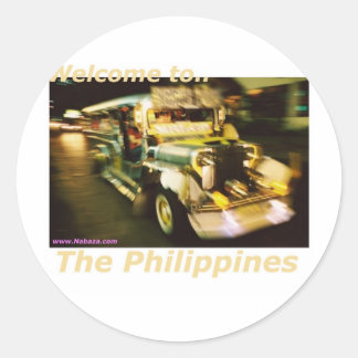 Philippinen Souvenir und Novelty Store Runder Aufkleber