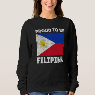 Philippinen stolz auf Filipino Filipina meine DNA  Sweatshirt