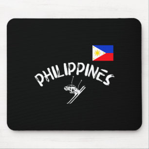 Philippinen Stolz Pinoy Sport Skifahren Filipino Mousepad