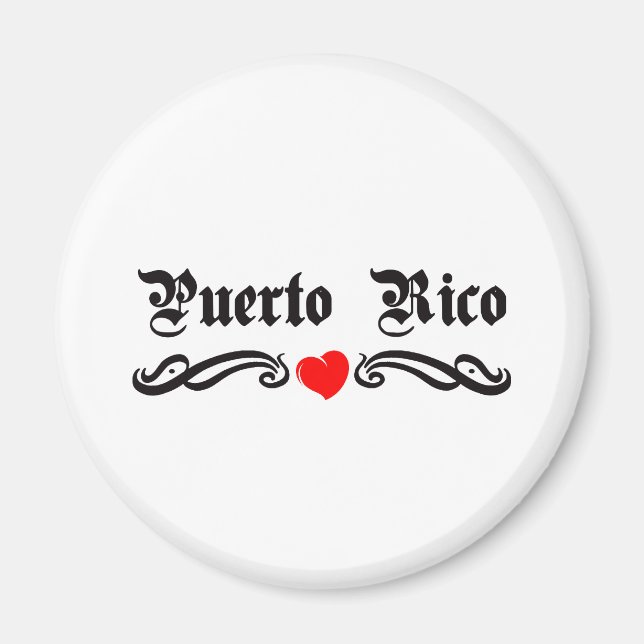 Philippinen Tattoo Style Magnet (Vorne)