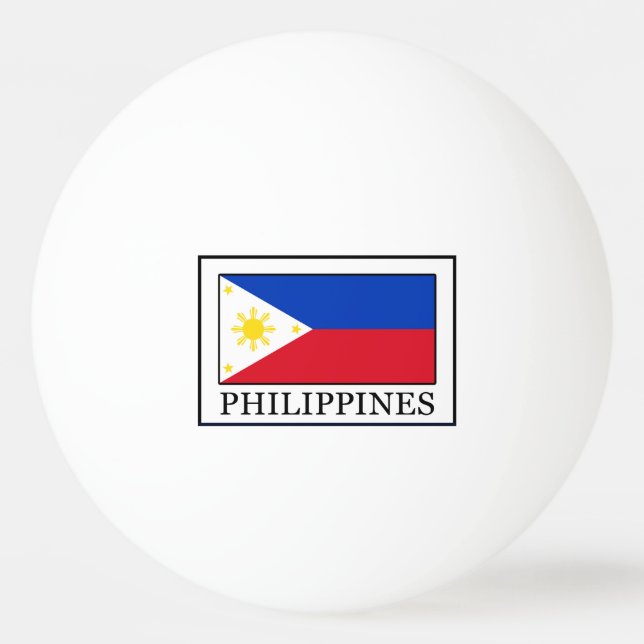Philippinen Tischtennisball (Vorderseite)