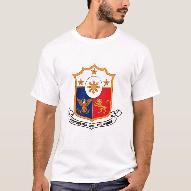 Philippinen-Wappen T - Shirt (Vorderseite)