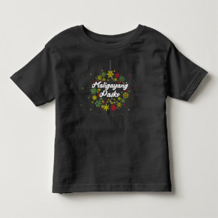 Philippinen Weihnachten Frohe Weihnachten Kleinkin Kleinkind T-shirt