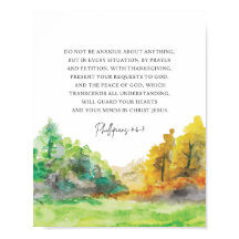 Philippiner 4:6-7 Sei um nichts besorgt