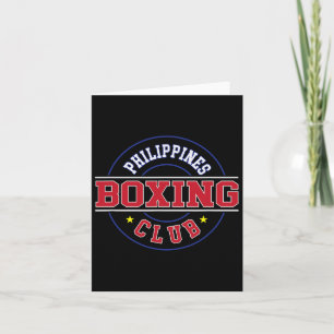 Philippines Boxing Club Gym Boxer Filipino Pinoy P Karte