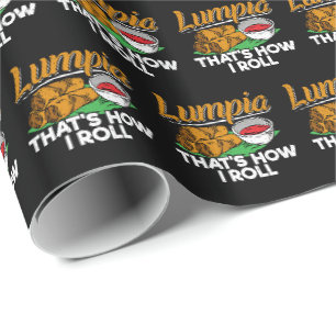 Philippines Filipino Lumpia Food Zitat Geschenkpapier