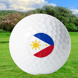 Philippines Golf Balls, Philippinische Flaggenpatr Golfball
