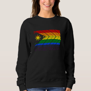 Philippines LGBTQ Filipino Filipina Gay Lesbian Ga Sweatshirt
