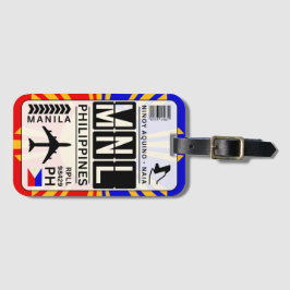 Philippines Manila Luggage Tag Gepäckanhänger