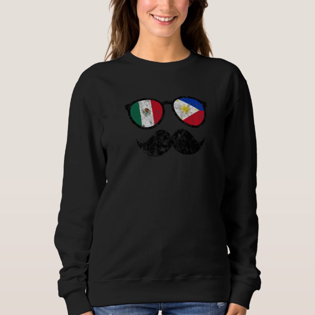 Philippines Mexico Filipino Pride Proud Flag Mexip Sweatshirt (Vorderseite)